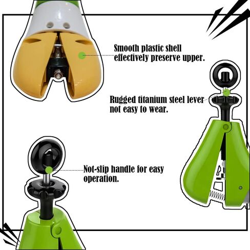 اداة تمديد الاحذية للرجال والنساء لأحذية رعاة البقر، قابلة للتعديل لتوسيع الاحذية للاحذية الرياضية مع فرشاة لتنظيف الاحذية in Kuwait