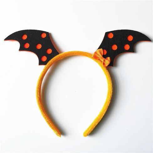 Anlicany 3 عبوات من عصابة رأس جناح الخفافيش للهالوين، غطاء رأس جناح الخفاش الشيطان لحفلات الهالوين، طوق شعر الهالوين للنساء in Kuwait