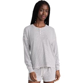 PJ Salvage Women's Loungewear Livin on The Edge Long Sleeve Top