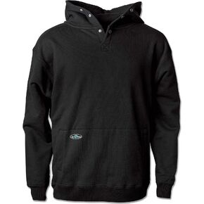 Arborwear Double-Thick Hooded Pullover Sweatshirts For Men - Heavyweight Hoodies With Snap Neck Collar and Handwarmer Pouch