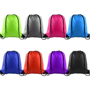KUUQA 8Pcs Drawstring Backpack Bags String Bag Cinch Sackpack Gym Bag in Saudi Arabia