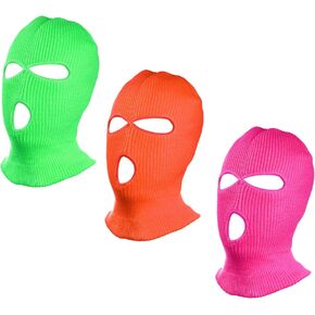 SUNTRADE 3 Hole Beanie Face Mask Ski for Men and Women,Set of 3