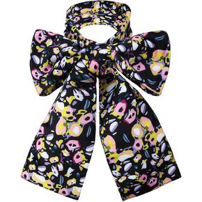 LINKOM The Hatter Bow Tie Women's Printed Scarf Alice Bowties Accessories for Halloween Party Cosplay in Saudi Arabia