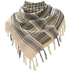 وشاح شماغ عسكري تكتيكي من القطن كوفية صحراوية وشاح عربي برقبة الرأس مع شرابة 43 × 43 بوصة in Kuwait