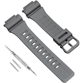Waterproof Natural Resin Replacement Watch Band for Casio SGW-300H AE-1200 W-800H AQ- S800W AQ-S810W
