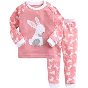 طقم بيجامات قطن 100% من VAENAIT BABY 12M-12Y للأطفال الصغار والأولاد والبنات على شكل شاحنة حيوانات على شكل أرنب in Kuwait