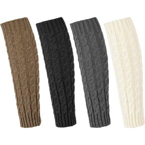 peony man Leg Warmers Women's Fashion Knitted Crochet Long Boot Socks