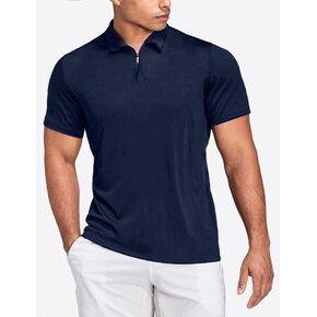 قمصان بولو Hiverlay للرجال بياقة بسحاب وأكمام طويلة وقصيرة قميص جولف كاجوال سريع الجفاف للتنس T Pique UPF 50+ in Kuwait