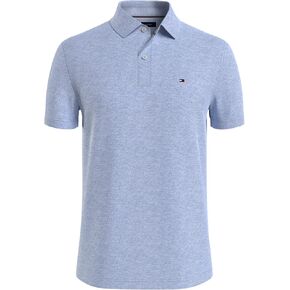 Tommy Hilfiger Men's Short Sleeve Moisture Wicking Stretch Polo Shirt with Quick Dry + UV Protection 