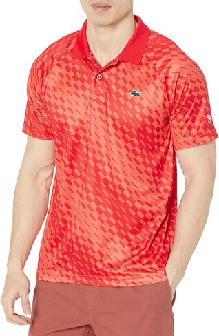 Lacoste Men's Contemporary Collection's Short Sleeve Novak Djokovic Sport Ultra Dry Polo Shirt in Saudi Arabia