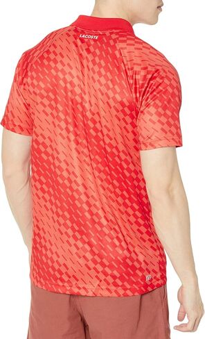 Lacoste Men's Contemporary Collection's Short Sleeve Novak Djokovic Sport Ultra Dry Polo Shirt in Saudi Arabia