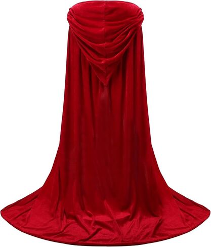 Hocus Pocus Costume Cape for Women Sanderson Sisters Witch Hooded Cloak Winifred Sarah Mary Halloween Costumes Cosplay Robe in Kuwait
