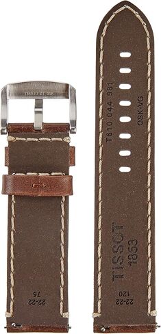 Tissot T852044980 22mm Lug Brown Leather Strap in Saudi Arabia