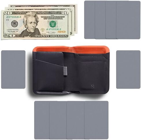 حافظة Bellroy Apex Note - (محفظة جلدية مصبوبة قابلة للطي، محمية بتقنية RFID) - أونيكس in Kuwait