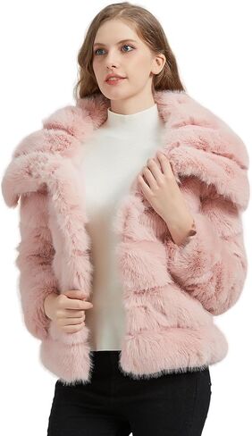 GRAN ORIENTE Women Faux Fur Fleece Coat in Kuwait