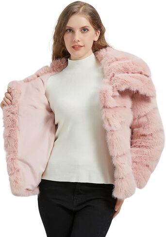 GRAN ORIENTE Women Faux Fur Fleece Coat in Kuwait