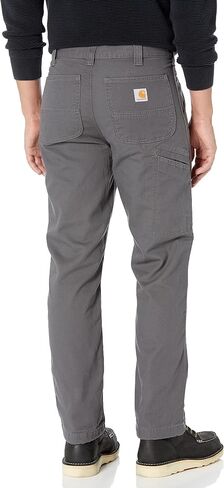 Carhartt Men's Rugged Flex Relaxed Fit Canvas Flannel-Lined Utility Work Pant in Saudi Arabia