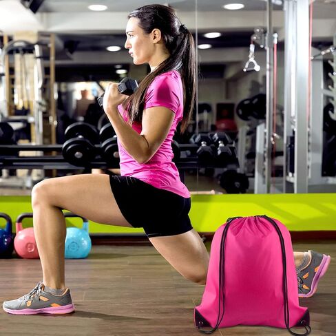 KUUQA 8Pcs Drawstring Backpack Bags String Bag Cinch Sackpack Gym Bag in Saudi Arabia
