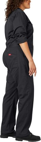 Dickies Women's Plus Size Long Sleeve Coverall, Black, 2PS in Saudi Arabia