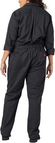 Dickies Women's Plus Size Long Sleeve Coverall, Black, 2PS in Saudi Arabia