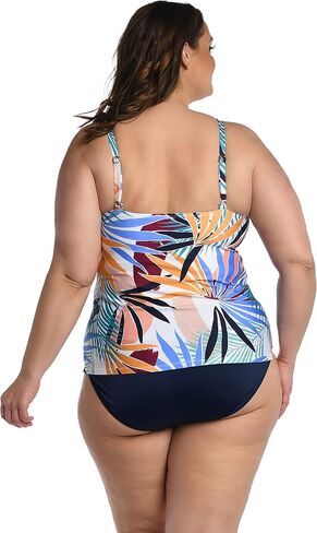 High Neck Adjustable Neckline Tankini Swimsuit Top in Kuwait