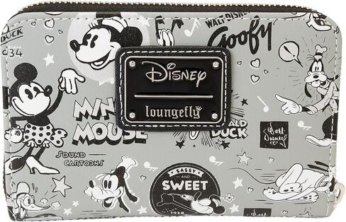 Loungefly Disney 100: Black and White Vault Mini-Backpack, Amazon Exclusive in Saudi Arabia