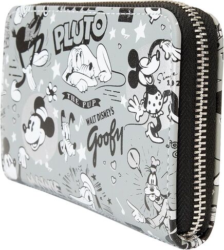 Loungefly Disney 100: Black and White Vault Mini-Backpack, Amazon Exclusive in Saudi Arabia