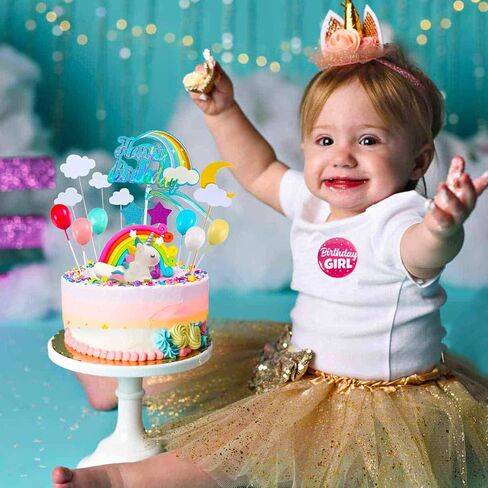 It's My Birthday Button Baby Kids Boy Girls Happy Birthday Badge Pins,Women or Men Birthday Badges Party Decorations Favors Supplies (Blue-White) in Kuwait