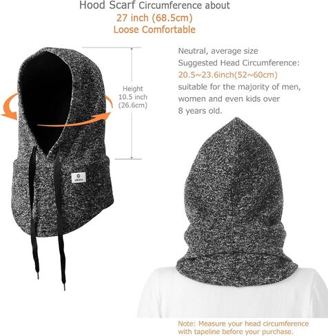 Balaclava Ski Mask Winter Thermal Face Mask Cover for Men Women Warmer Windproof Breathable,Cold Gear for Skiing,Outdoor Gear in Saudi Arabia