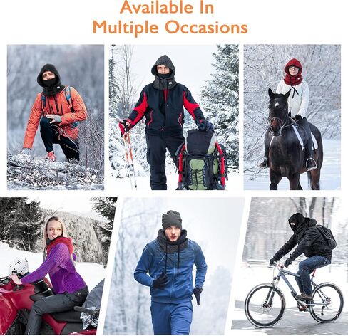 Balaclava Ski Mask Winter Thermal Face Mask Cover for Men Women Warmer Windproof Breathable,Cold Gear for Skiing,Outdoor Gear in Saudi Arabia