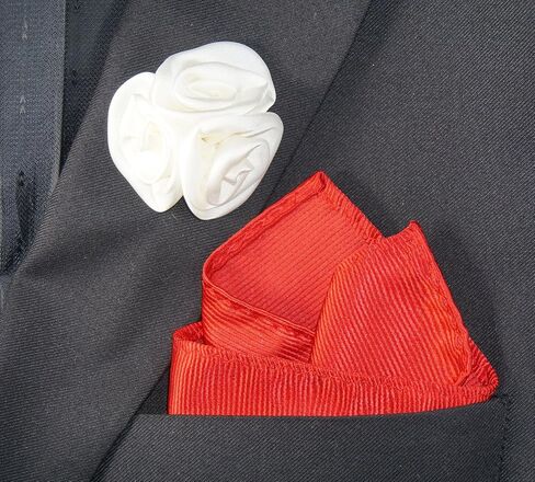 Flairs New York Gentleman's Essentials Premium مصنوع يدويًا على شكل زهرة على شكل بوتونيير in Kuwait