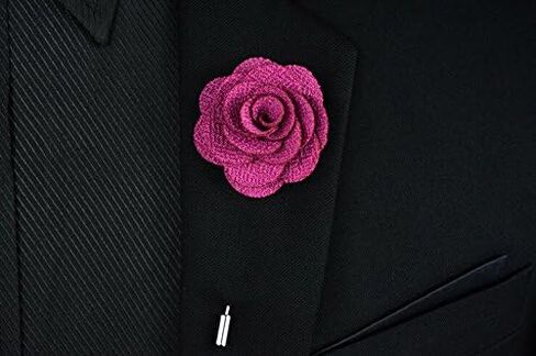 Flairs New York Gentleman's Essentials Premium مصنوع يدويًا على شكل زهرة على شكل بوتونيير in Kuwait