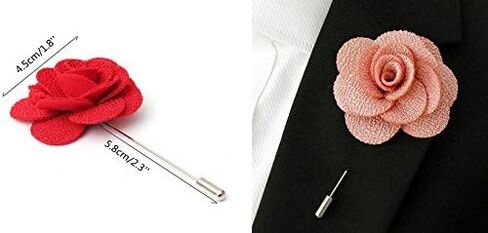 Flairs New York Gentleman's Essentials Premium مصنوع يدويًا على شكل زهرة على شكل بوتونيير in Kuwait