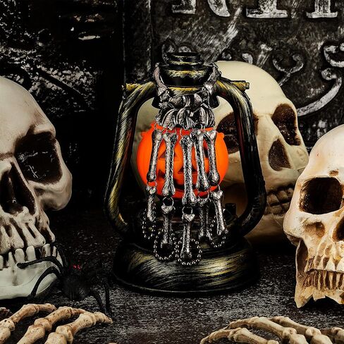 2 Pcs Gothic Skull Bracelet with Finger Rings Skeleton Hand Punk Ghost Claw Harness Slave Bracelet for Men Women Knuckle Joint Full Finger Jewelry Accessories for Festival Cosplay Costume (Gun Black) in Saudi Arabia