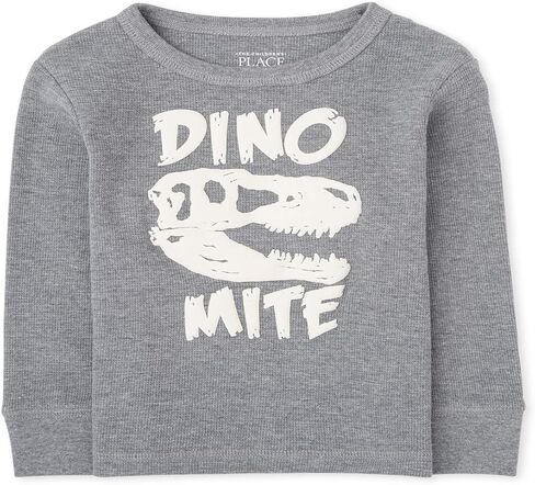 The Children's Place Boys' Toddler Graphic Thermal Top in Saudi Arabia