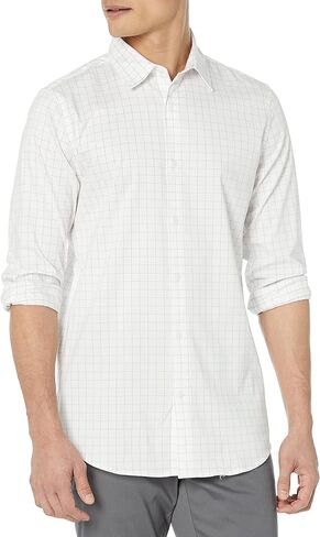 Amazon Essentials Men's Slim-Fit Long-Sleeve Stretch Dress Shirt in Saudi Arabia