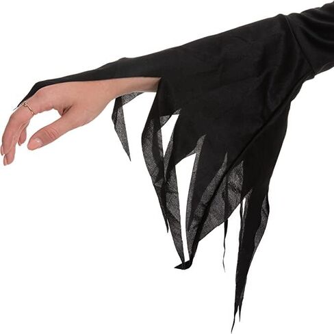 Spooktacular Creations Women Vintage Gothic Long Dress, Black Floor Length Witch Dress Costume for Halloween Cosplay in Saudi Arabia