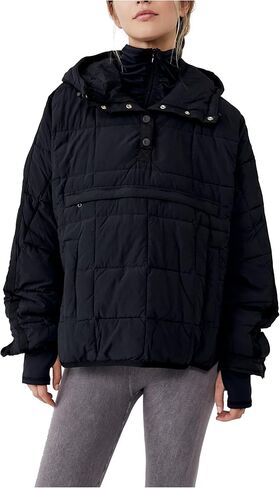 Free People Pippa Pullover Packable Jacket with Hood in Saudi Arabia