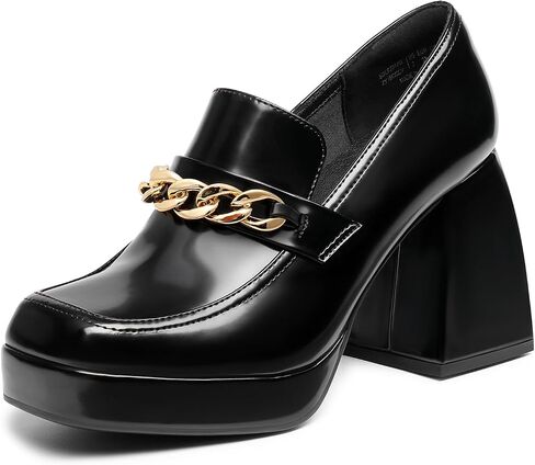أحذية DREAM PAIRS النسائية الأنيقة ذات الكعب المكتنز مع كعب منخفض، منصة مريحة للعمل كاجوال للمكتب والعمل in Kuwait