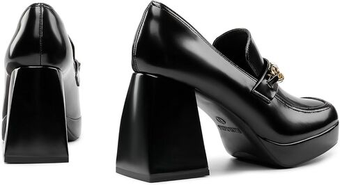 أحذية DREAM PAIRS النسائية الأنيقة ذات الكعب المكتنز مع كعب منخفض، منصة مريحة للعمل كاجوال للمكتب والعمل in Kuwait