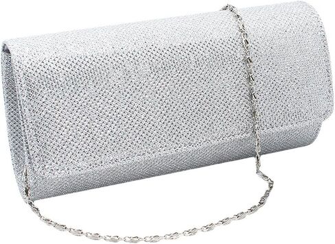 حقيبة سهرة Naimo Flap Dazzling Small Clutch مع سلسلة قابلة للفصل in Kuwait