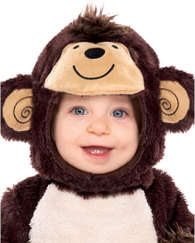 Baby Monkey Around Costume - Infant 0-6 Months, 1 Pc in Saudi Arabia