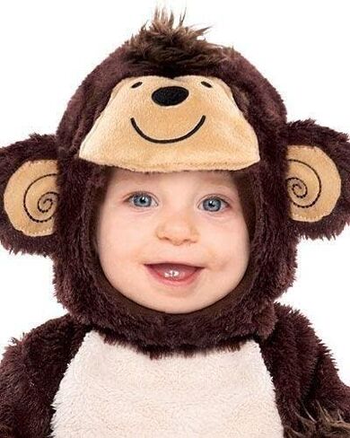 Baby Monkey Around Costume - Infant 0-6 Months, 1 Pc in Saudi Arabia