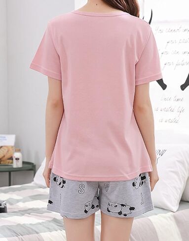 Vopmocld Big Girls' Lovely Sleepy Panda Sleepwears Cute Cartoon 2PCS Pajama Sets in Saudi Arabia