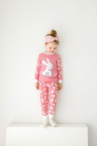 طقم بيجامات قطن 100% من VAENAIT BABY 12M-12Y للأطفال الصغار والأولاد والبنات على شكل شاحنة حيوانات على شكل أرنب in Kuwait