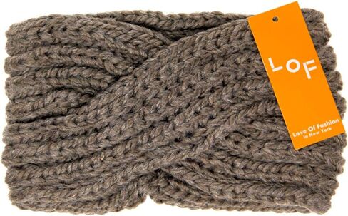 Me Plus Women's Winter Knitted Headband Ear Warmer Head Wrap (Flower/Twisted/Checkered) in Kuwait