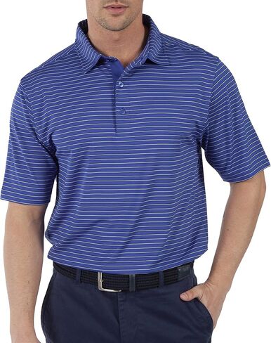 Bobby Jones Golf Apparel - بولو جولف بأكمام قصيرة مخططة من Performance RTJ Cypress للرجال in Kuwait
