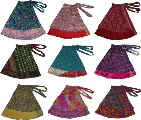 مجموعة Wevez مكونة من 3 قطع تنانير أصلية مطبوعة بطبقتين حول التنانير in Kuwait