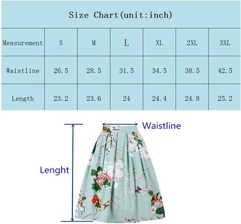 Taydey A-Line تنانير كلاسيكية مطوية للنساء in Kuwait