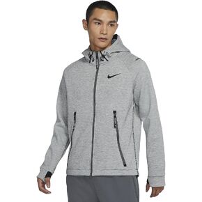 Nike Pro Men’s Therma Fleece Sphere Max Jacket, Grey, LARGE in Saudi Arabia